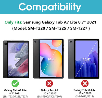Screen Protector Samsung Galaxy Tab S7 Lite 8.7 Inch 2021 9H Hardness Tempered Glass Film