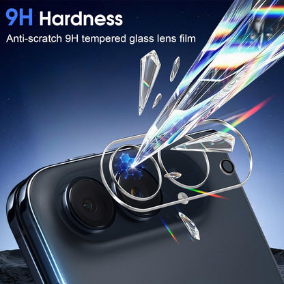 For iPhone 18 Duo 2026 Camera Lens Protector, 9H Tempered Glass, HD Clear, Anti-Scratch, Case Friendly