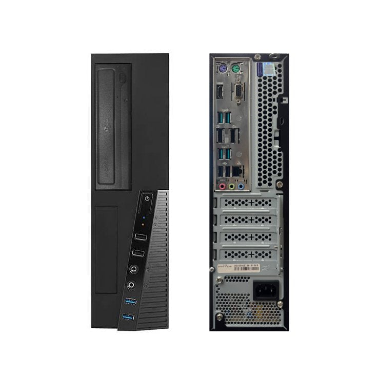 ASUS PRIME Q370M-C Desktop PC | Intel i7 8th Gen | 16GB RAM 250GB SSD | CDM Case | Windows 11 | Refurbished PC Excellent
