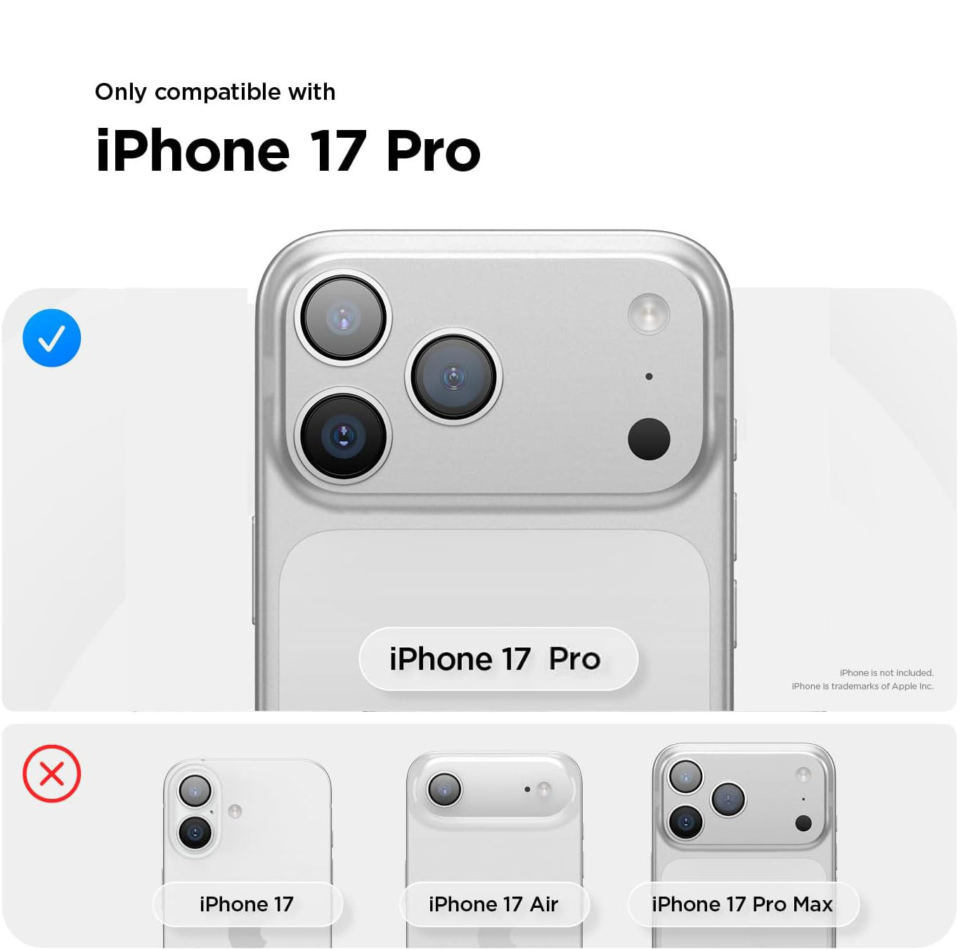 Tempered Glass Privacy Screen Protector Anti-Spy 9H Hardness For Apple iPhone 17 Pro (6.3”)
