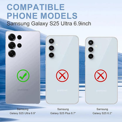 Tempered Glass For Samsung Galaxy S25 Ultra (6.9”) Clear Premium 9H HD Screen Protector