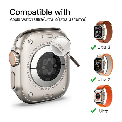 [2 Pack] For Apple Watch Ultra 3/2/1 49mm Tempered Glass Screen Protector