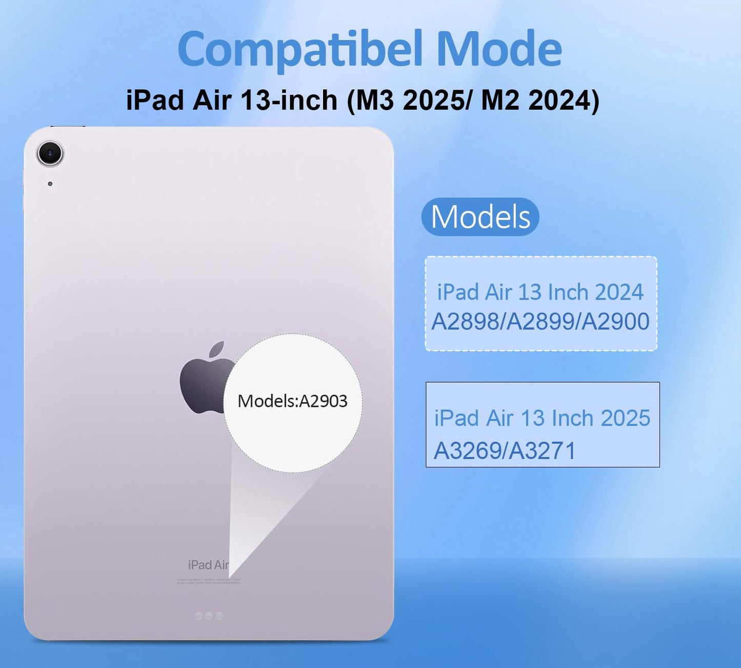 Paper Feel Screen Protector for iPad Air 13" M3/M2 (2025/2024) Anti-Glare Matte PET Film for Drawing & Writing