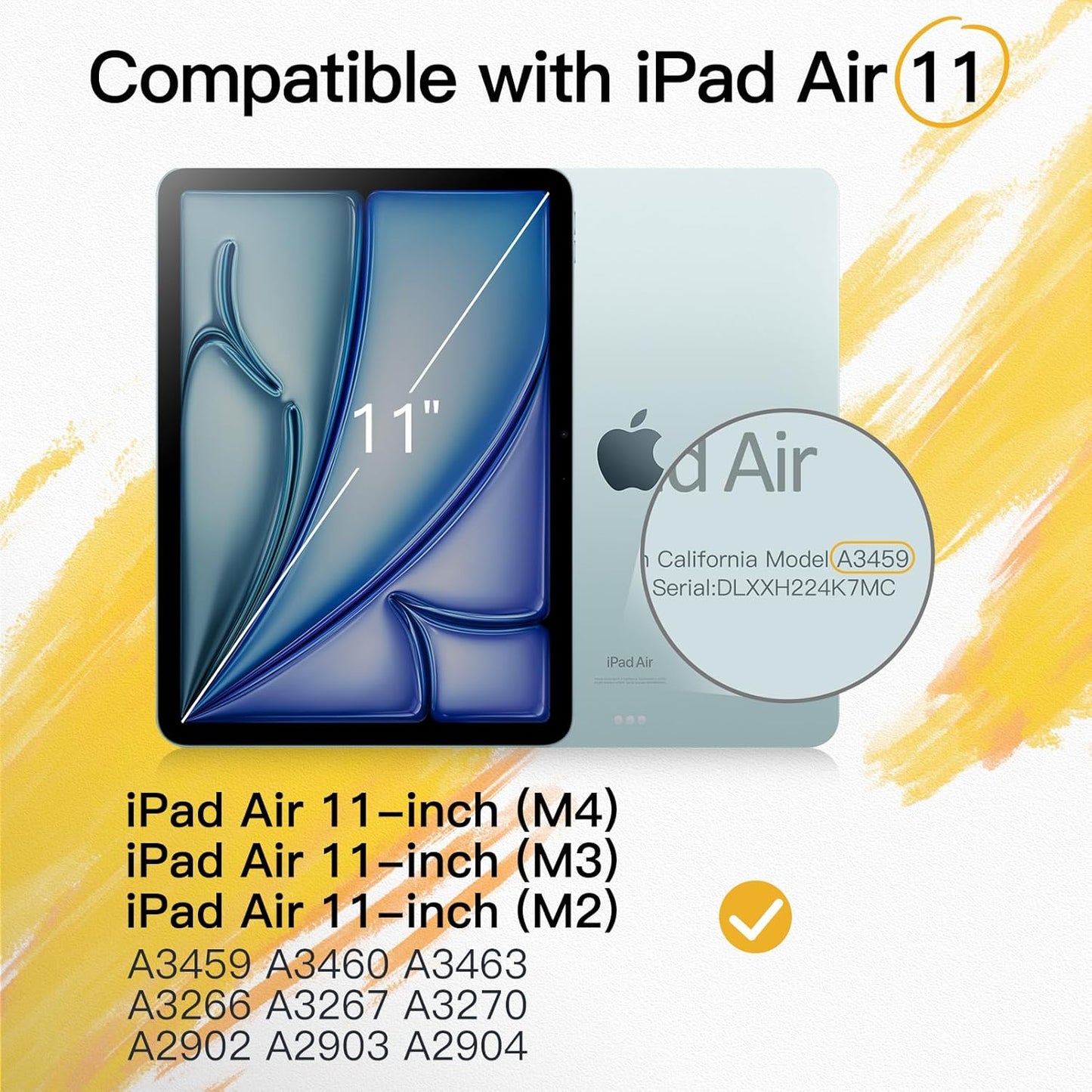 Paper Feel Screen Protector for iPad Air 11" M4/M3/M2 (2026/2025/2024) Anti-Glare Matte PET Film for Drawing & Writing