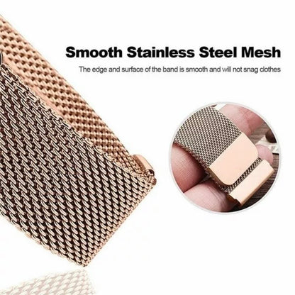 Stainless Steel Magnetic Milanese Loop Watch Band Strap For Samsung Galaxy Watch 4 5 6 7 Garmin Venu Huawei 20mm 22mm
