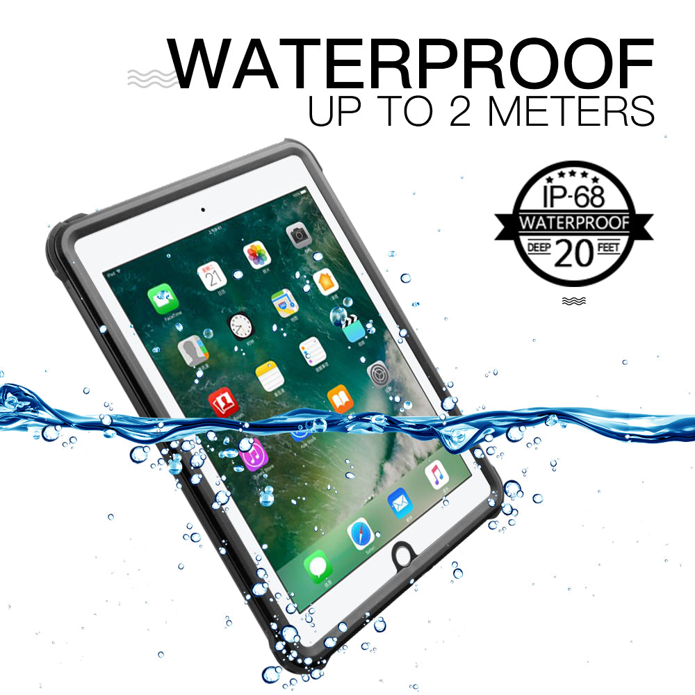 SHELLBOX Life Waterproof Case ShockProof Cover For iPad 5th (2017) / 6th (2018)