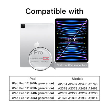Paper Feel Screen Protector for iPad Pro 12.9" (2022/2021/2020/2018) Anti-Glare Matte PET Film for Drawing & Writing