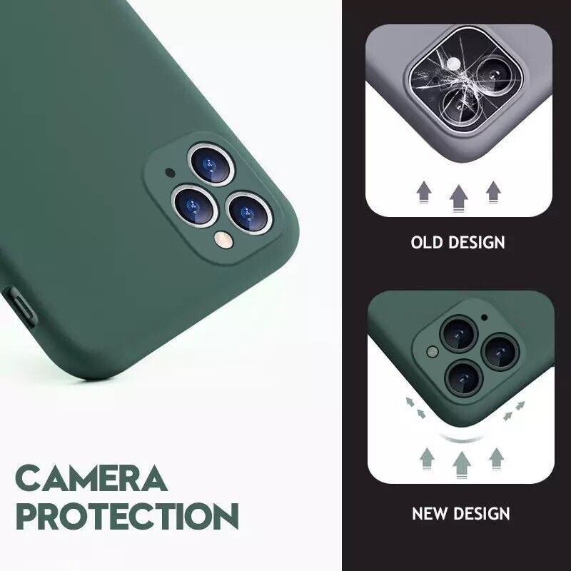 Silicone Cover Thin Soft Case Slim With Lanyard - For iPhone 12 Pro Max