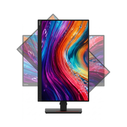 Lenovo ThinkVision T27q-20 27" Monitor | 2K 2560 x 1440 QHD | IPS NearEdgeless | 16:9 Anti-glare | Refurbished Excellent