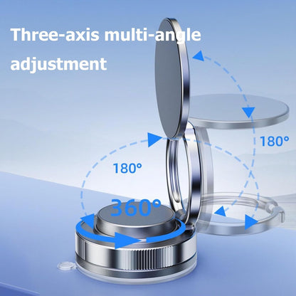 Vacuum Magnetic Suction-Cup Car Phone Holder Mount Foldable Stand