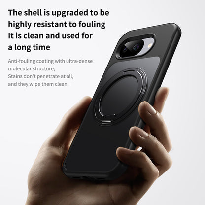 Matte Magnetic Case for Google Pixel 10A Compatible with MagSafe Shockproof Phone Cover (Black)