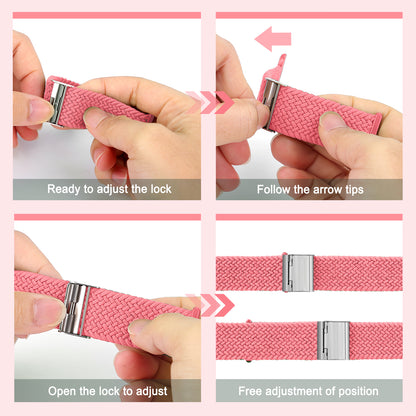 Nylon Elastic Watch Band Strap For Apple iWatch Ultra 10 9 8 7 6 5 4 3 2 1 SE 49 46 45 44 42 41 40 38 mm