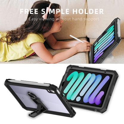 SHELLBOX Waterproof Shockproof Case for iPad mini 6 (2021) / mini 7 (2024)