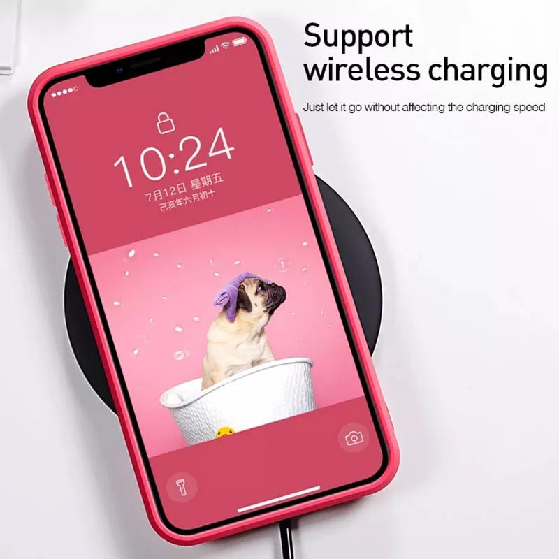 Silicone Cover Thin Soft Case Slim With Lanyard - For iPhone 12 Pro Max