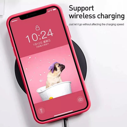 Silicone Cover Thin Soft Case Slim With Lanyard - For iPhone 12 Pro Max