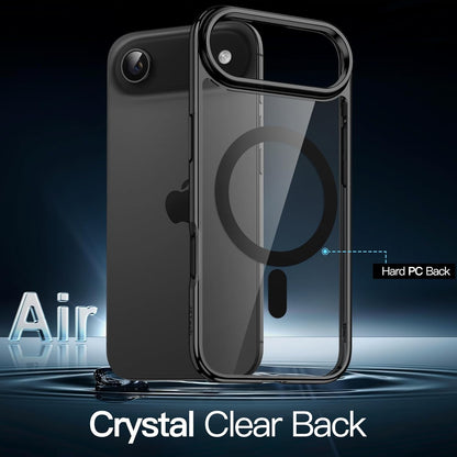 For Apple iPhone 17 Air (6.5") Black Crystal Case Compatible with MagSafe