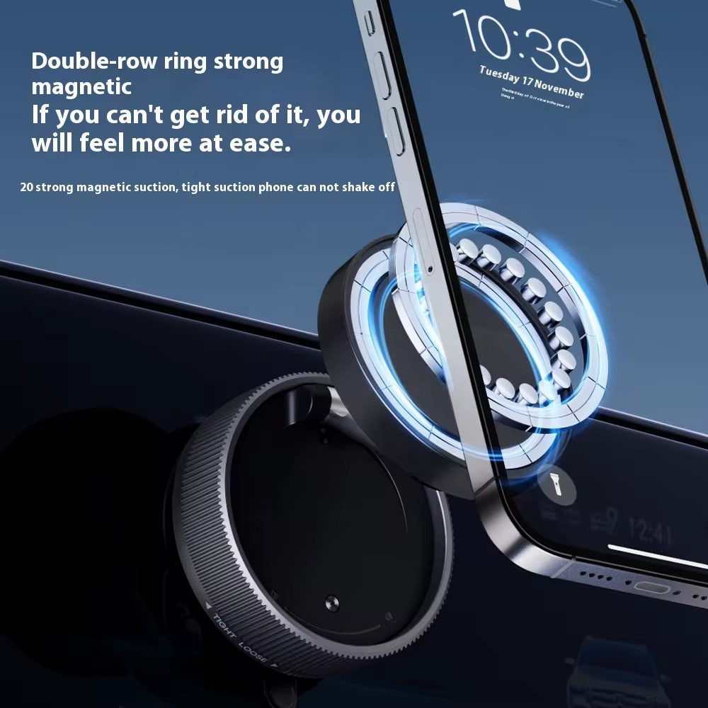 Vacuum Magnetic Suction-Cup Car Phone Holder Mount Foldable Stand