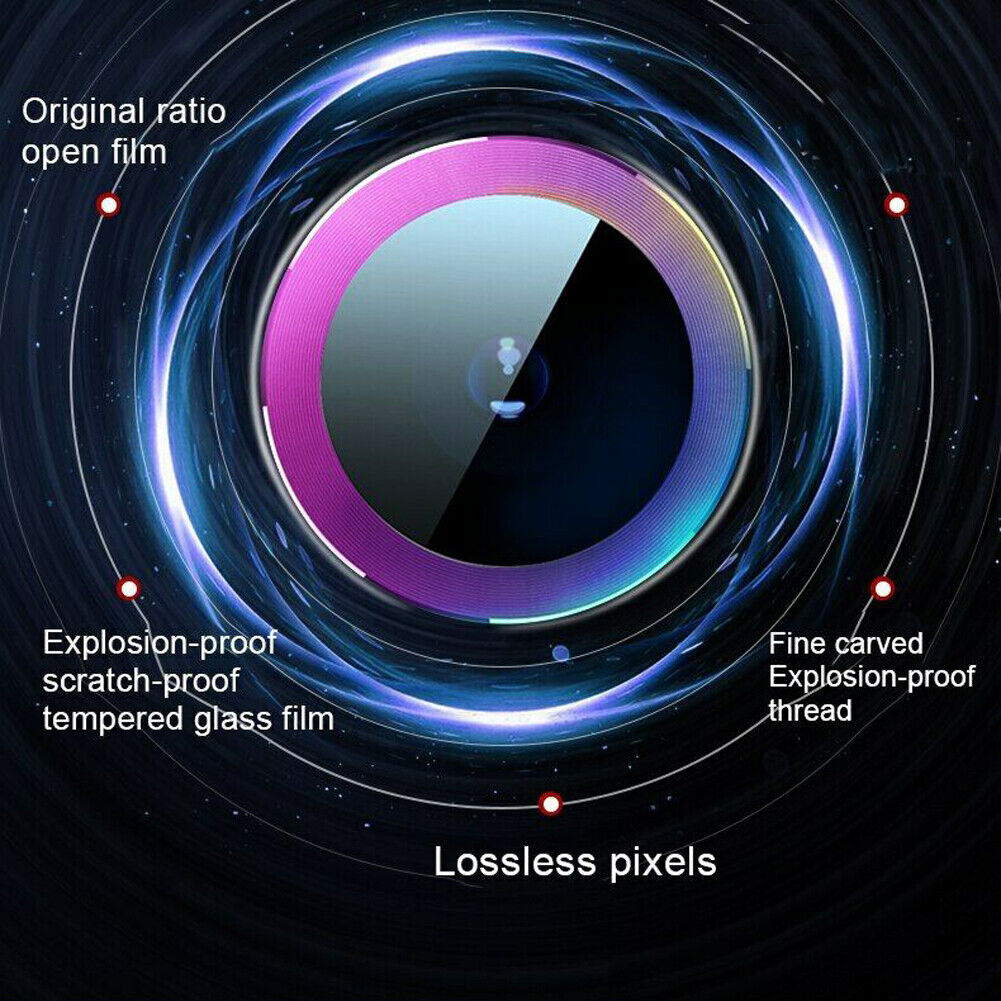 For iPhone Metal Camera Lens Glass Individual Eagle Protector Cover