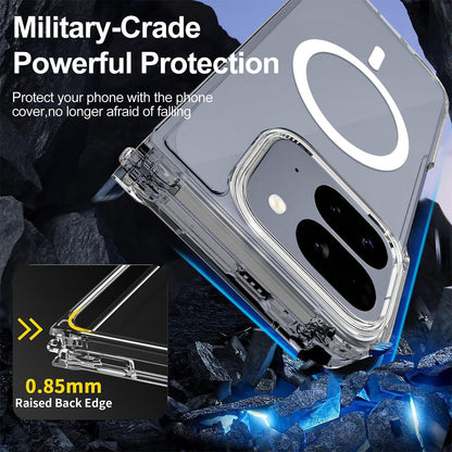 Magnetic Clear Case for Google Pixel 10 Pro Fold MagSafe Compatible Anti-Scratch Transparent Protective Cover