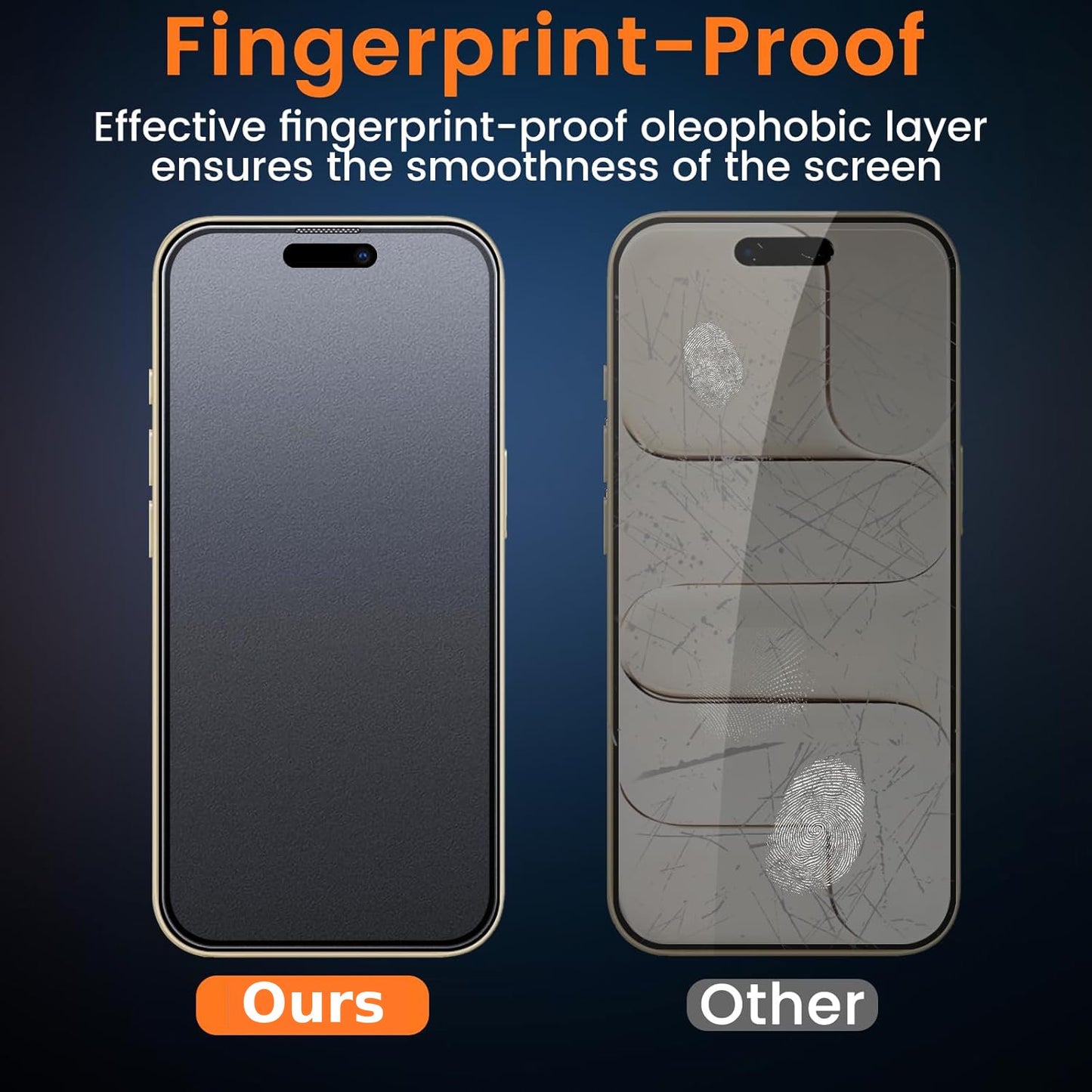 For iPhone 17 Air (6.5”) Matte Anti-Glare Screen Protector 9H Tempered Glass Film