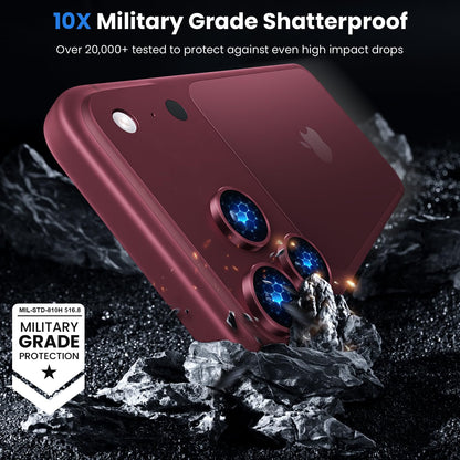 Metal Camera Lens Glass Individual Eagle Protector Cover - For Apple iPhone 18 Pro / 18 Pro Max / 17 Pro / 17 Pro Max (3pcs)