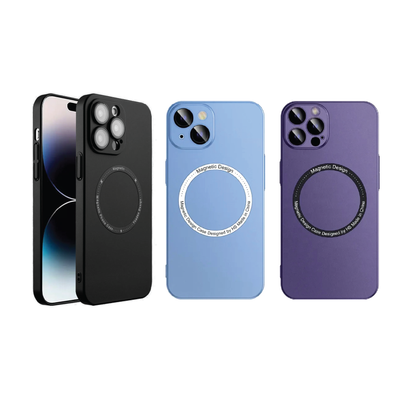 Magsafe Plating Slim Magnetic Case Camera Cover For iPhone 14 Pro Max Plus