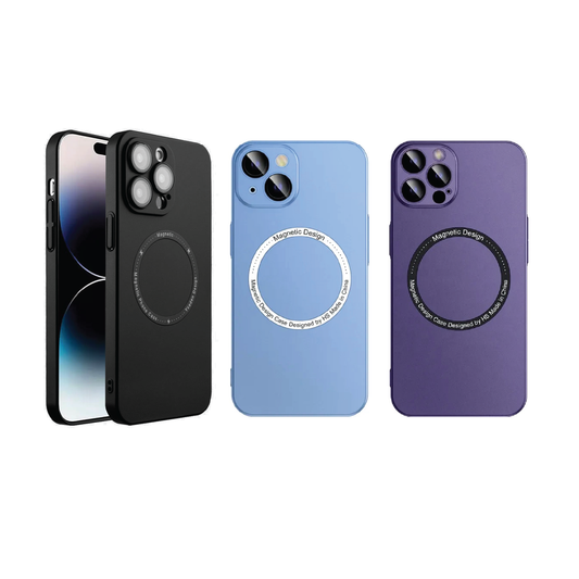 Magsafe Plating Slim Magnetic Case Camera Cover For iPhone 14 Pro Max Plus