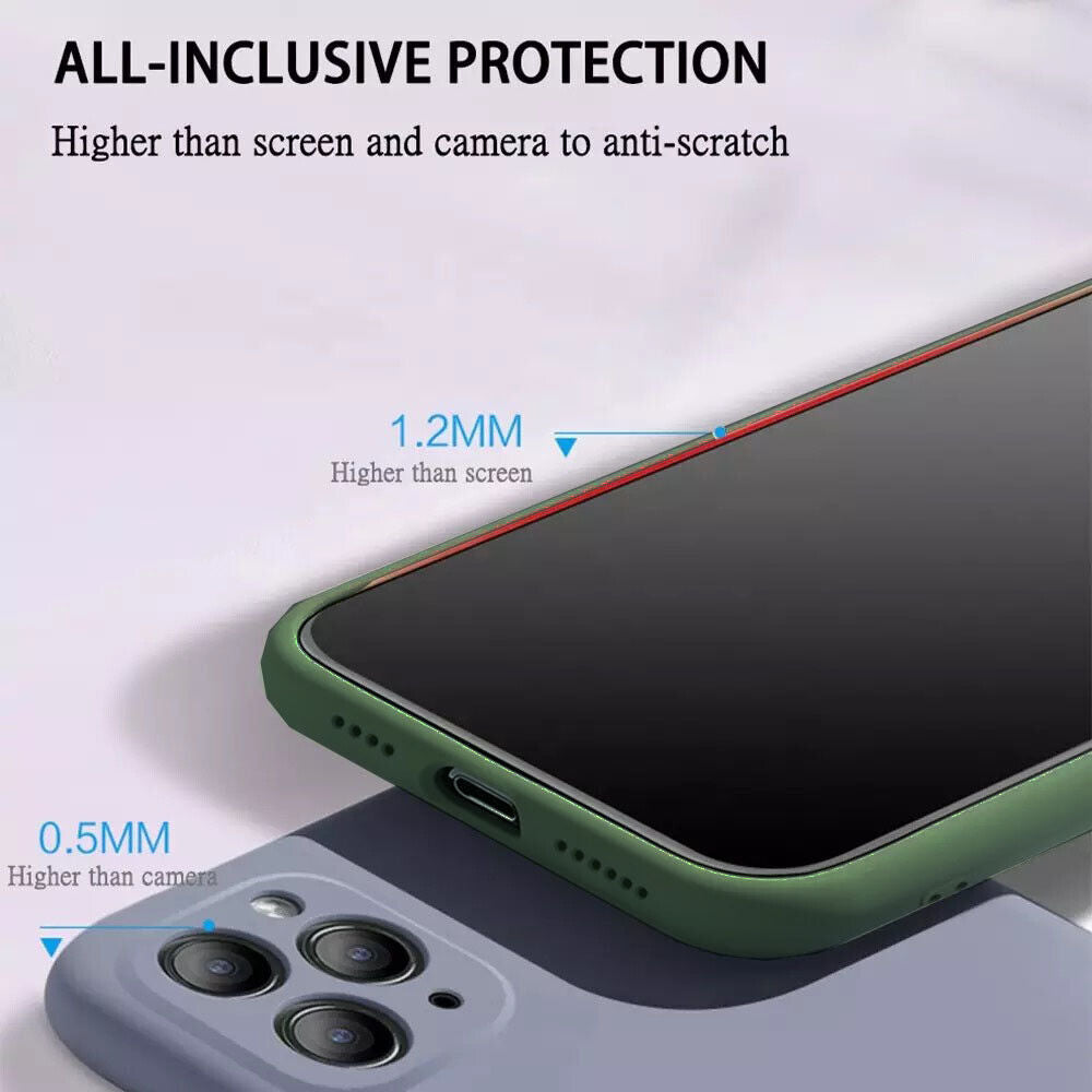 Silicone Cover Thin Soft Case Slim With Lanyard - For iPhone 12 Pro Max