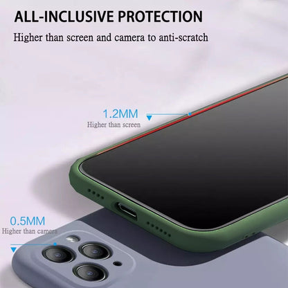 Silicone Cover Thin Soft Case Slim With Lanyard - For iPhone 12 Pro Max