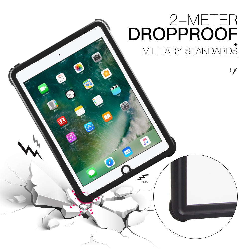 SHELLBOX Life Waterproof Case ShockProof Cover For iPad 5th (2017) / 6th (2018)