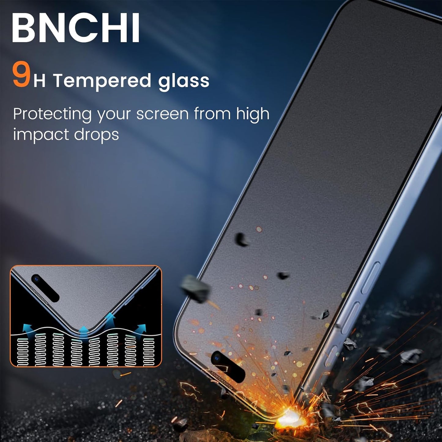 For iPhone 17 (6.3”) Matte Anti-Glare Screen Protector 9H Tempered Glass Film