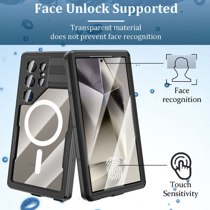 Redpepper Life Waterproof ShockProof Case For Samsung Galaxy S24 Ultra Plus Cover MagSafe Magnetic