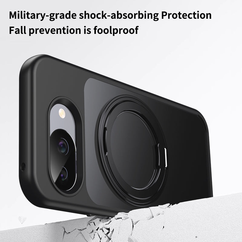 Matte Magnetic Case for Google Pixel 10A Compatible with MagSafe Shockproof Phone Cover (Black)