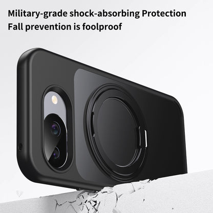 Matte Magnetic Case for Google Pixel 10A Compatible with MagSafe Shockproof Phone Cover (Black)