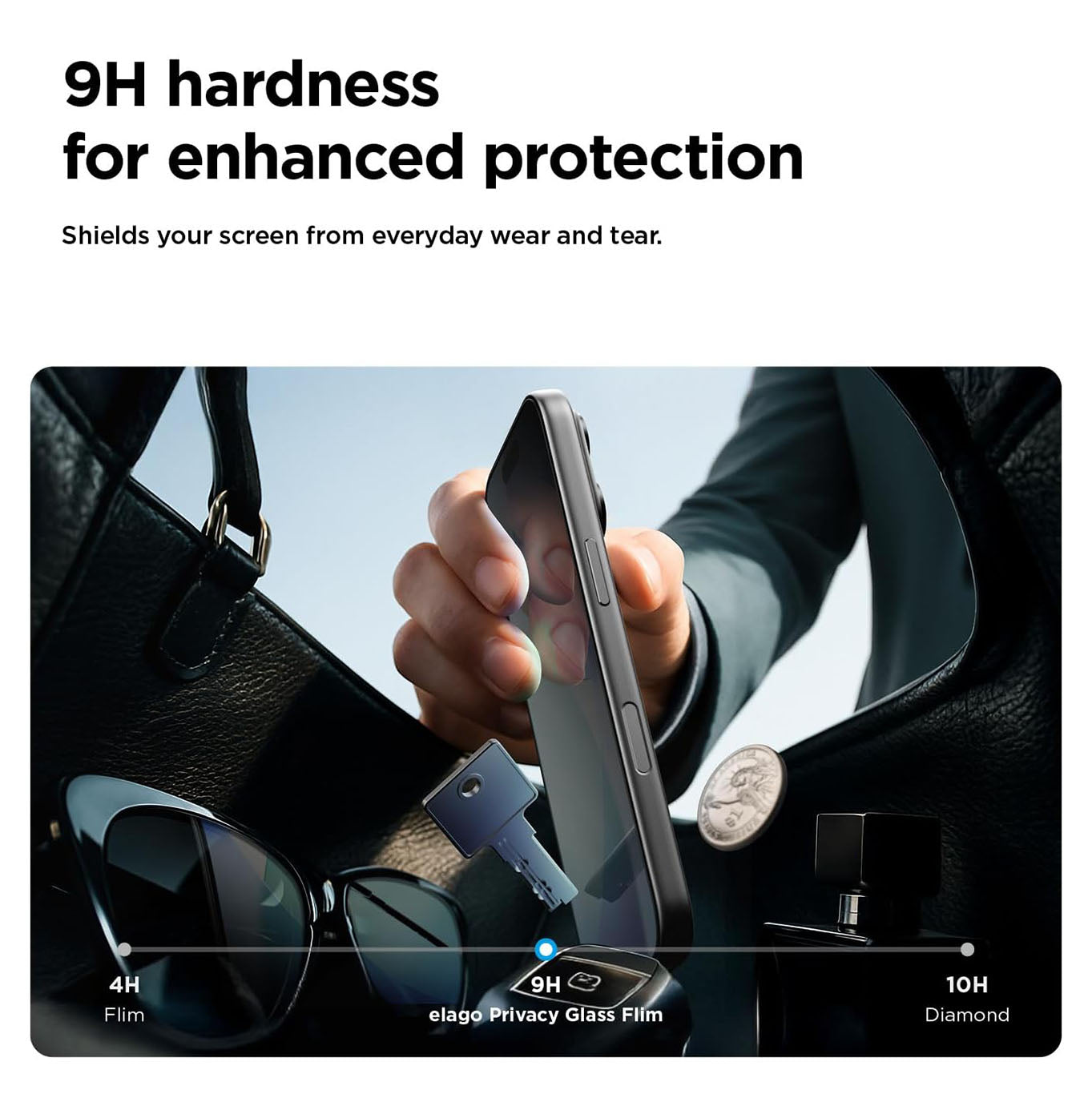 Tempered Glass Privacy Screen Protector Anti-Spy 9H Hardness For Apple iPhone 17 Pro Max (6.9”)