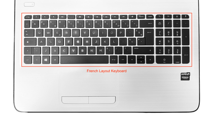 HP Notebook 15-ba025nf 15.6” | AMD A8-7410 | 8GB RAM 240GB SSD | Windows 11 | Refurbished Laptop Excellent | French Layout Keyboard | New Battery