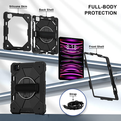 Rugged Stand Hard Case Shockproof Cover Strap For iPad Air 4/5 & Pro 11" (2018–2022)