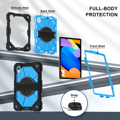 For Lenovo Tab M11 2024 11-inch (TB330FU) / Idea 2025 (TB336FU) Rugged Stand Hard Case Shockproof Cover Strap