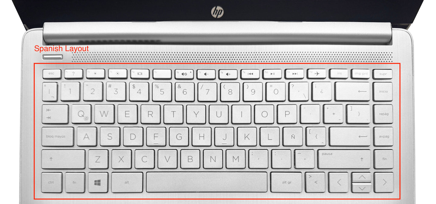 HP Laptop 14-cf2059la 14" | Intel i3 10th Gen | 20GB RAM 256GB SSD | Windows 11 | Refurbished Laptop Excellent | Spanish Layout Keyboard | New Battery