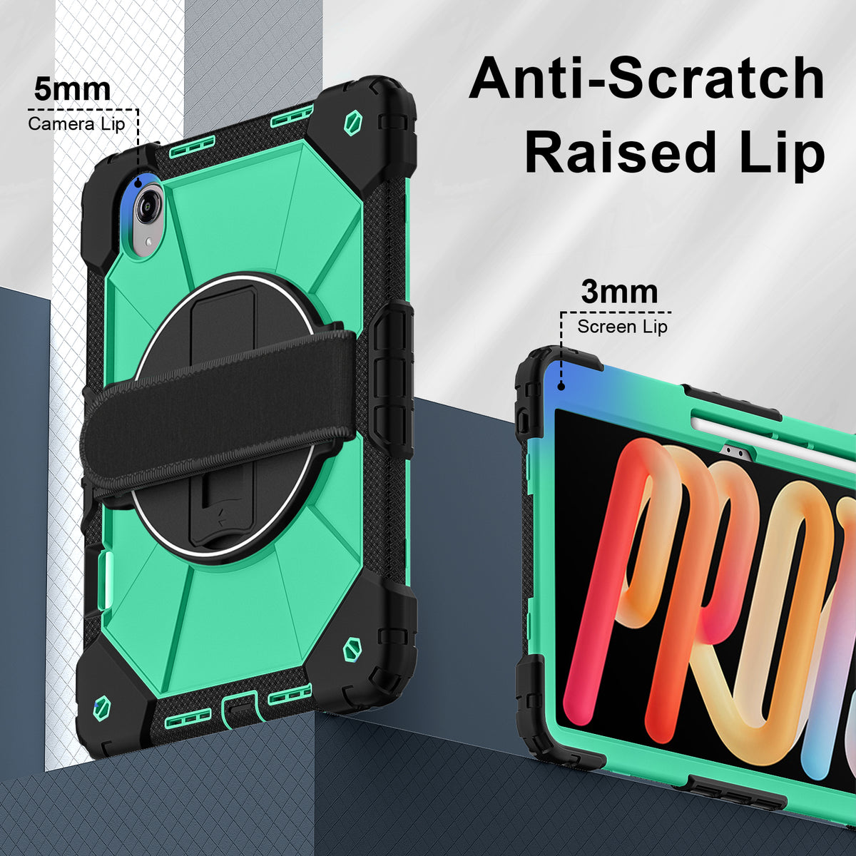 For Lenovo Idea Tab Pro Gen 2 13-inch (TB390) 2026 Rugged Stand Hard Case Shockproof Cover Strap
