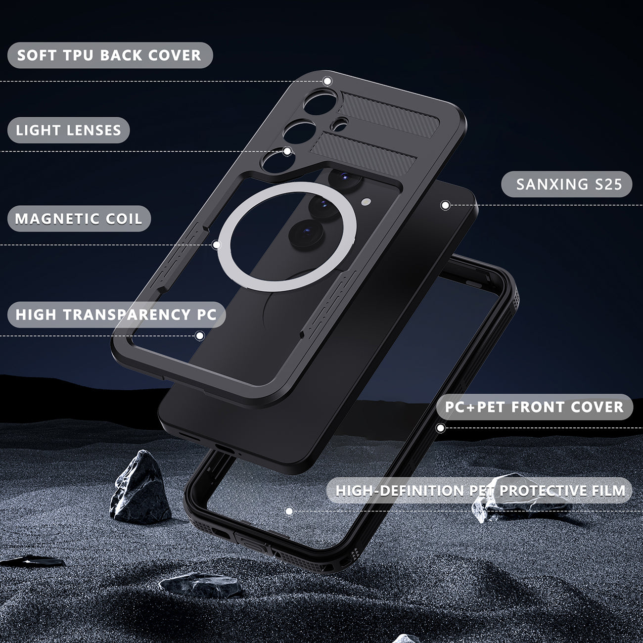 Redpepper Case Life Cover Waterproof Dust Shockproof For Samsung Galaxy S25