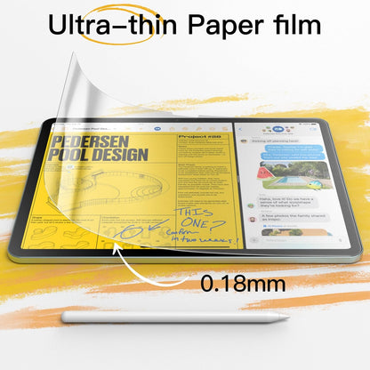 Paper Feel Screen Protector for iPad Air 11" M4/M3/M2 (2026/2025/2024) Anti-Glare Matte PET Film for Drawing & Writing