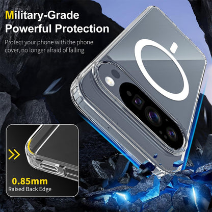 Magnetic Clear Case for Google Pixel 10 Pro XL MagSafe Compatible Anti-Scratch Transparent Protective Cover