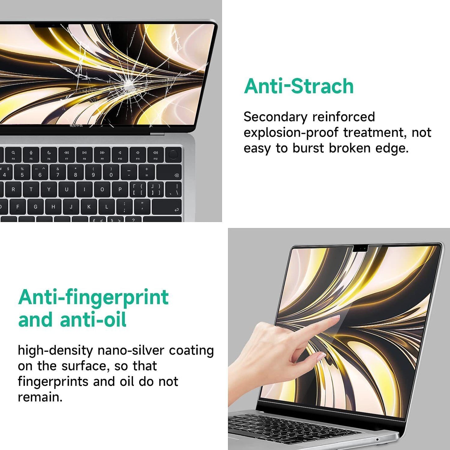 Screen Protector Anti-Blue Light Film For Macbook
