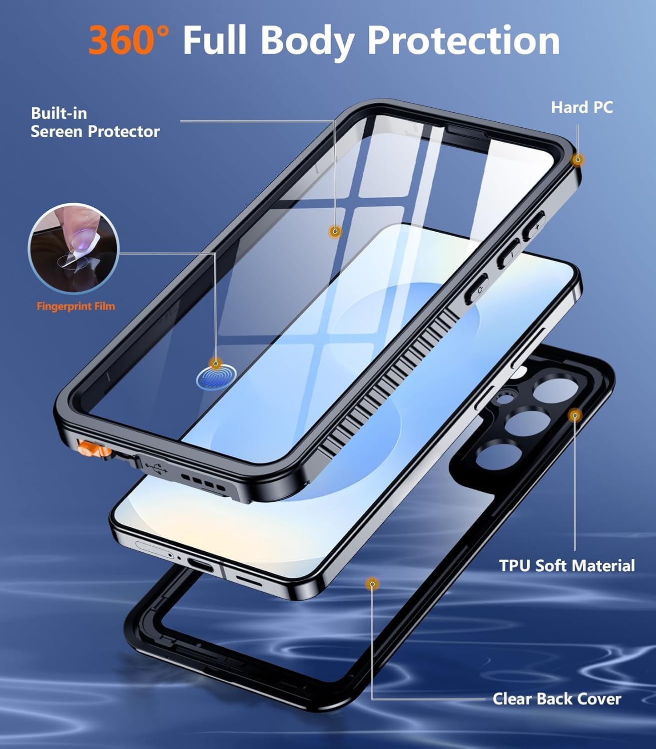 Redpepper Case Life Cover Waterproof Dust Shockproof For Samsung Galaxy A57 5G