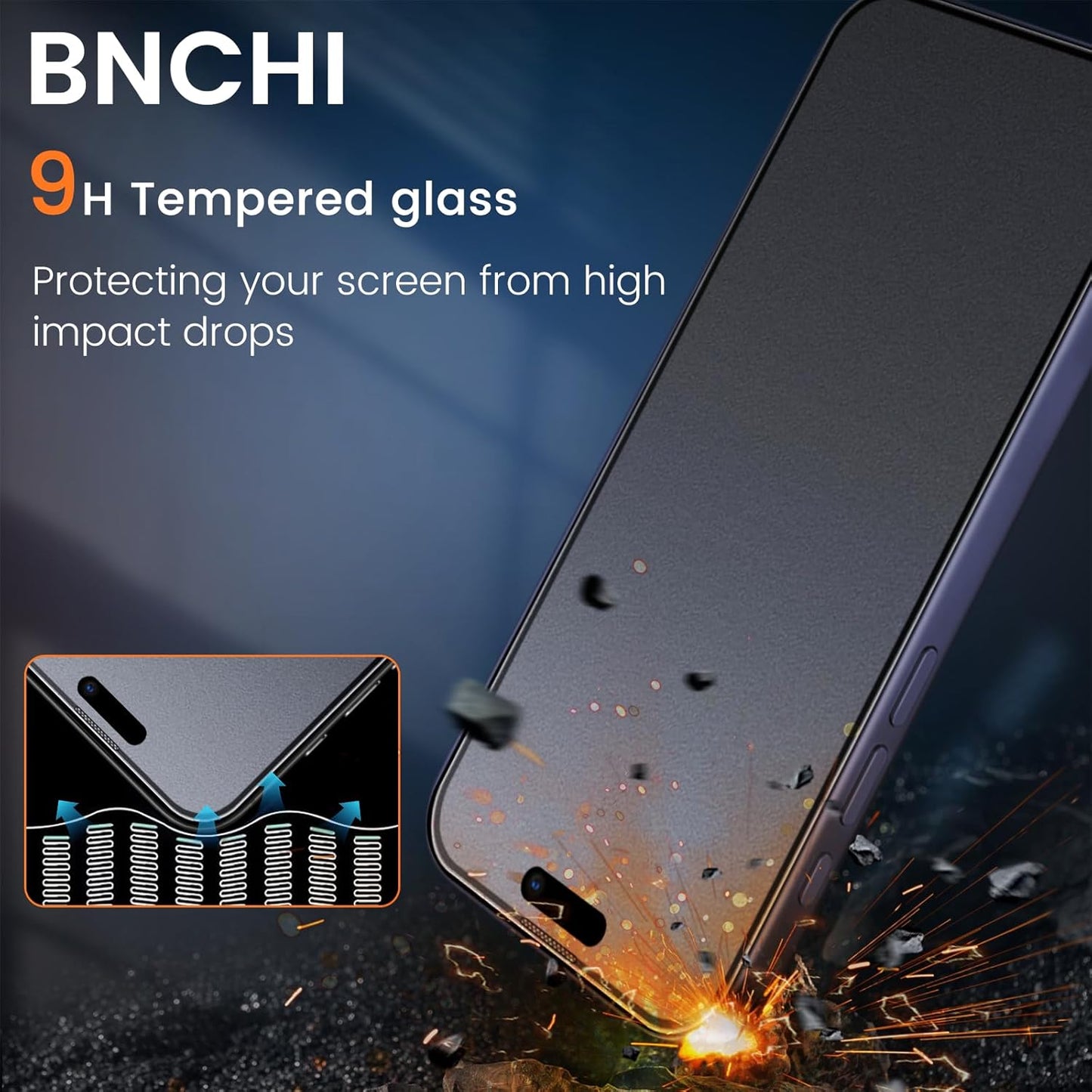 For iPhone 17 Pro (6.3”) Matte Anti-Glare Screen Protector 9H Tempered Glass Film