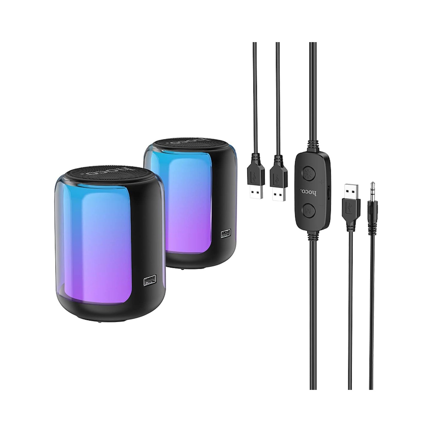 (Local Pickup only) Wireless and wired speakers BS56 Colourful 2-in-1 for PC