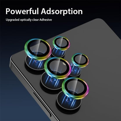 For Samsung Galaxy S25 Ultra Metal Camera Lens Glass Individual Eagle Protector Cover - Multicolour