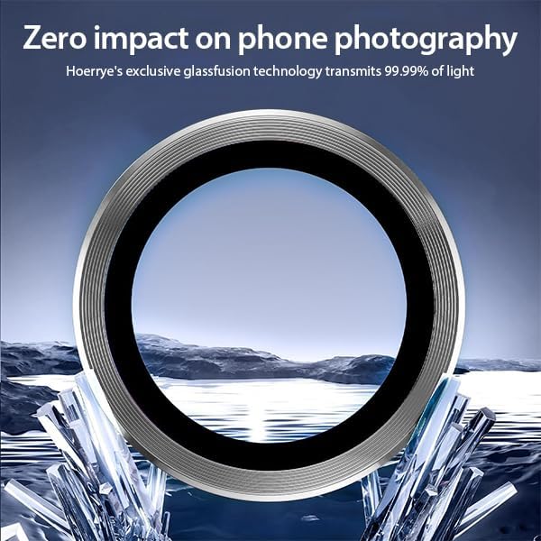 For Samsung Galaxy S25 Ultra Metal Camera Lens Glass Individual Eagle Protector Cover - Silver