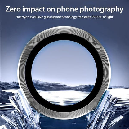 For Samsung Galaxy S25 Ultra Metal Camera Lens Glass Individual Eagle Protector Cover - Silver